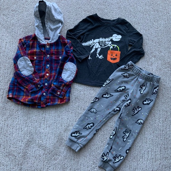 Cat & Jack Matching Sets Three Piece Bundle Of Cat Jack Boys Size